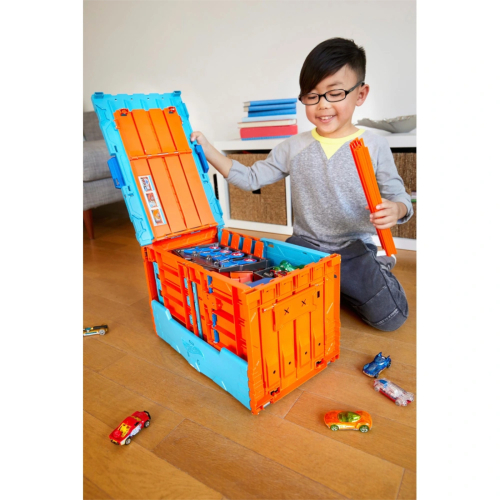 Hot Wheels Hot Wheels Track Builder System Cars Crate Raceway Stunt Loops Playset 1
