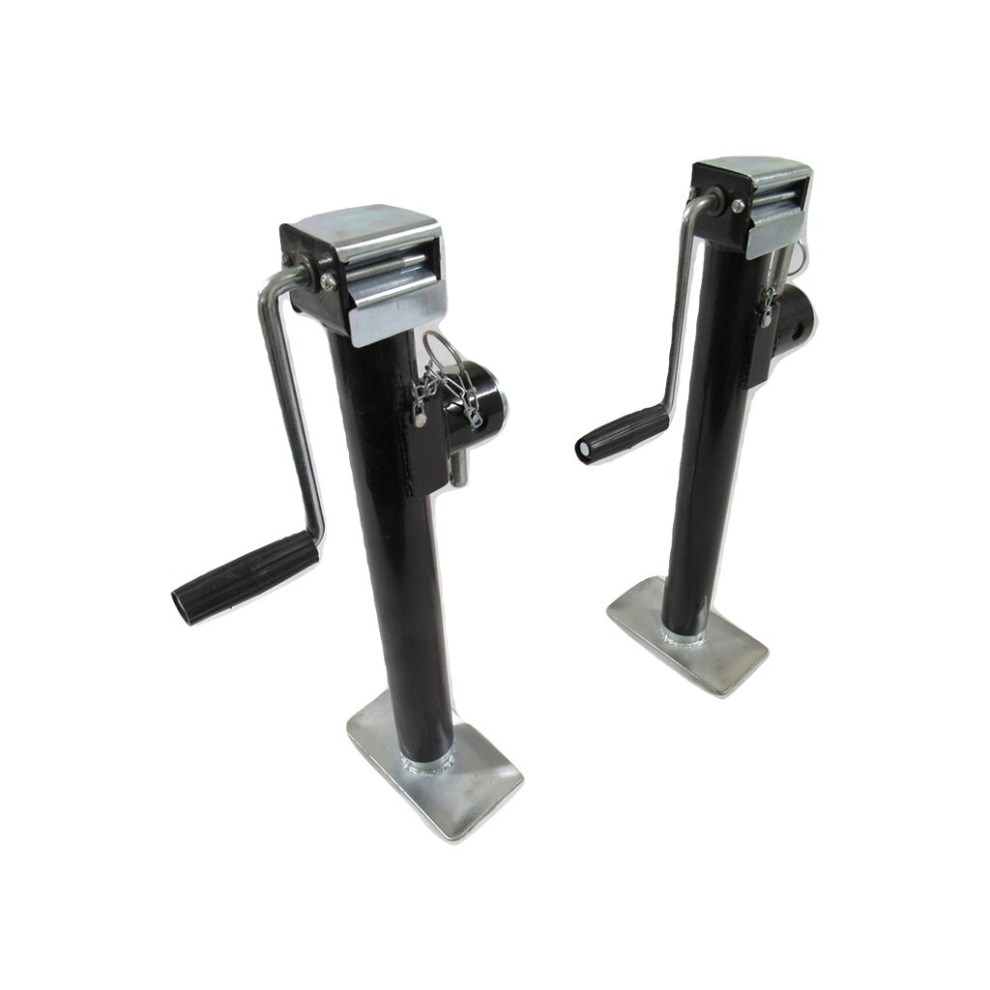 Side Winding Trailer Jack Leg 2000Kg X2 (Telescopic Prop Stand 2T) 600988512016