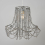 Litecraft Light Shade Beaded Easy Fit Ceiling Lampshade - Smoke Tint 5