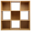 Charles Jacobs (No Drawers) Charles Jacobs Oak 9 Cube Open Book Shelf Storage 4