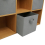 Charles Jacobs (9 Grey Drawers) Charles Jacobs Oak 9 Cube Open Book Shelf Storage 6