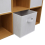 Charles Jacobs (9 White Drawers) Charles Jacobs Oak 9 Cube Open Book Shelf Storage 9