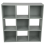 Charles Jacobs (No Drawers) Charles Jacobs Grey 9 Cube Open Book Shelf Storage 5