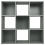 Charles Jacobs (No Drawers) Charles Jacobs Grey 9 Cube Open Book Shelf Storage 4