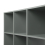 Charles Jacobs (No Drawers) Charles Jacobs Grey 9 Cube Open Book Shelf Storage 8