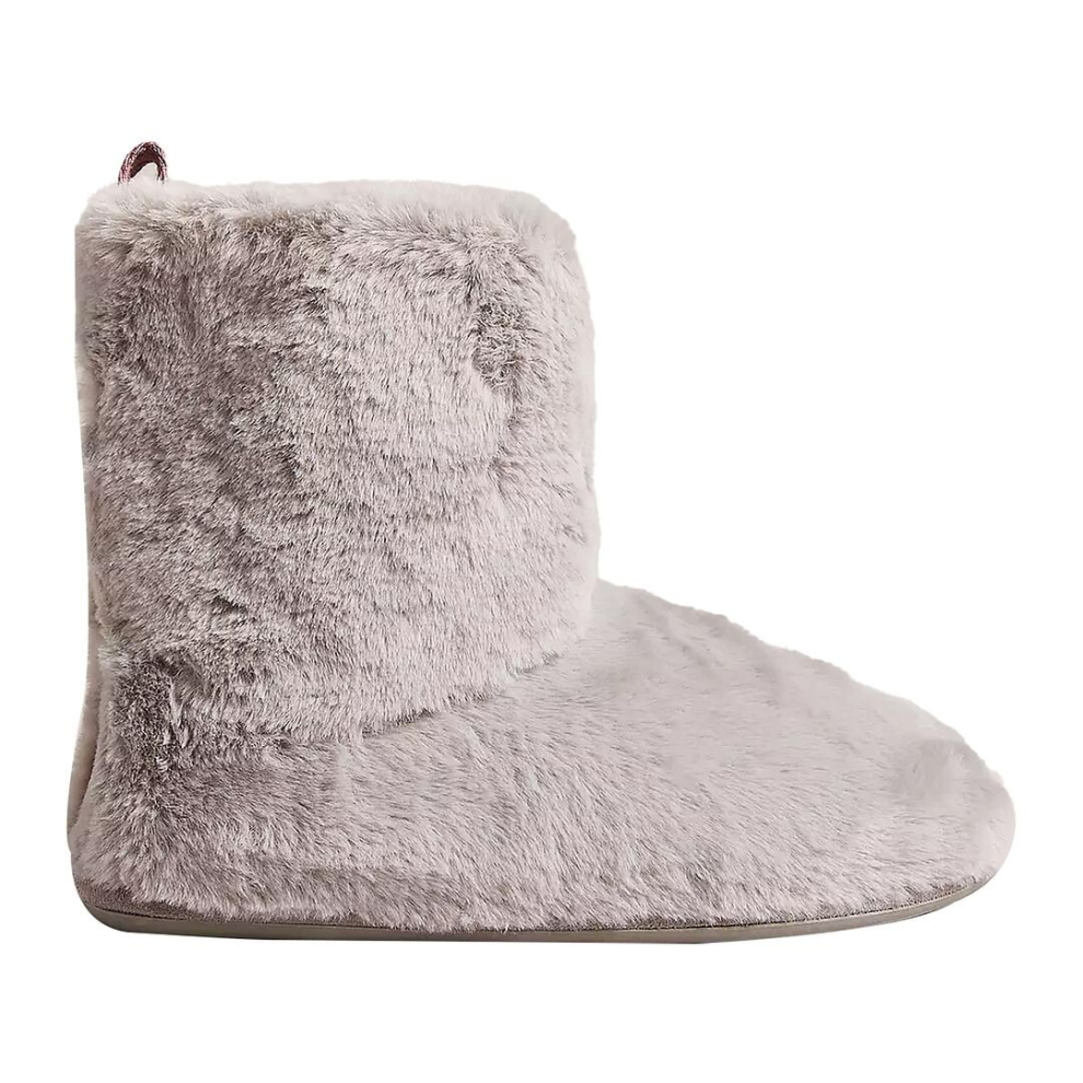(3) Ted Baker Harmony Slip-On Grey Synthetic Womens Slippers 273347_LT_GREY (UK )