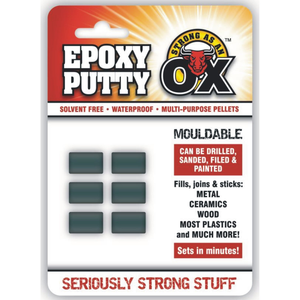 Rapide Waterproof Epoxy Putty Repair Pellets Ceramic Metal Plastic Filler Etc