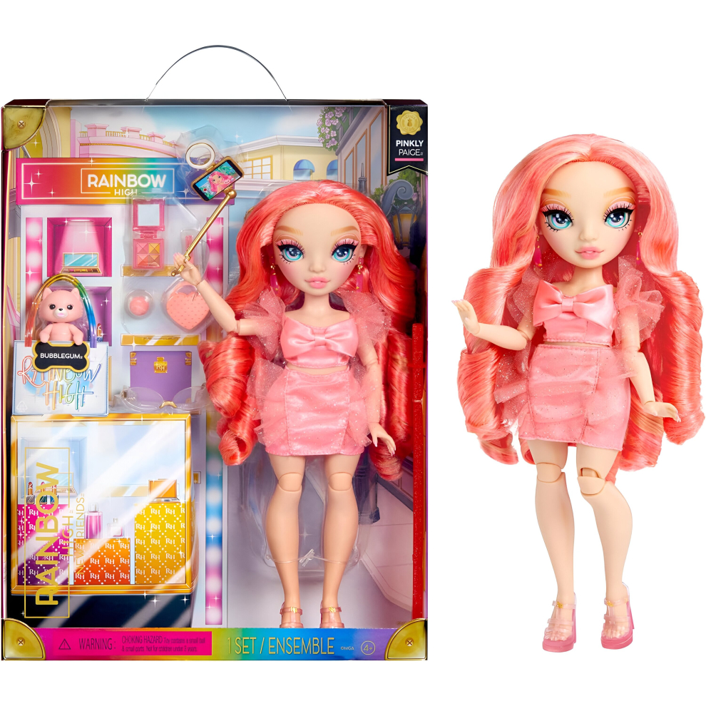 Rainbow High Fashion Doll - Pinkly Paige  Pink