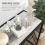 Homcom HOMCOM Vintage Sofa Table, Metal Frame Console Table for Hallway Living Room 5