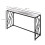 Homcom HOMCOM Vintage Sofa Table, Metal Frame Console Table for Hallway Living Room 2
