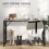 Homcom HOMCOM Vintage Sofa Table, Metal Frame Console Table for Hallway Living Room 7