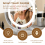 Casart Makeup Vanity Mirror 3 Color Dimmable LED Lighted Round Mirror with Smart Touch 5