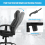 Costway Executive Office Chair 6 Point Massage 360° Swivels Adjustable High Back w/ Armrest 5