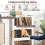 Casart 4 Pack Stackable Storage Cabinet Folding Home Organizer Lockable Wheels 78 Gal 4