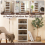 Casart 4 Pack Stackable Storage Cabinet Folding Home Organizer Lockable Wheels 78 Gal 6