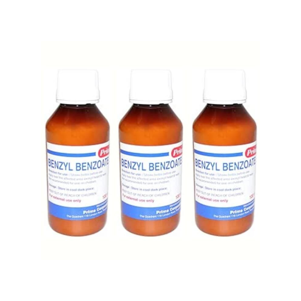 Prime Benzyl Benzonate Lotion For Moisturizing Your Skin100 mL (Pack Of 3)