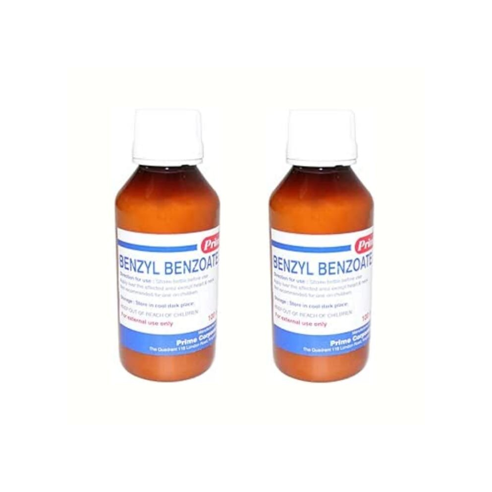 Prime Benzyl Benzonate Lotion For Moisturizing Your Skin100 mL (Pack Of 2)