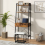 Casart 3 IN 1 Vanity Dressing Table Set Book Storage Shelf Ladder Desk Cushioned Stool 8