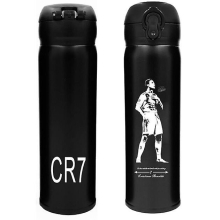Ronaldo Football Player Stainless Steel 304 Kettle Thermos Water Bottle