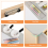 Costway Children's Art Easel & Drawing Table Bench Set Double-Sided Adjustable with Chalks 6