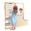 Costway Children's Art Easel & Drawing Table Bench Set Double-Sided Adjustable with Chalks 1