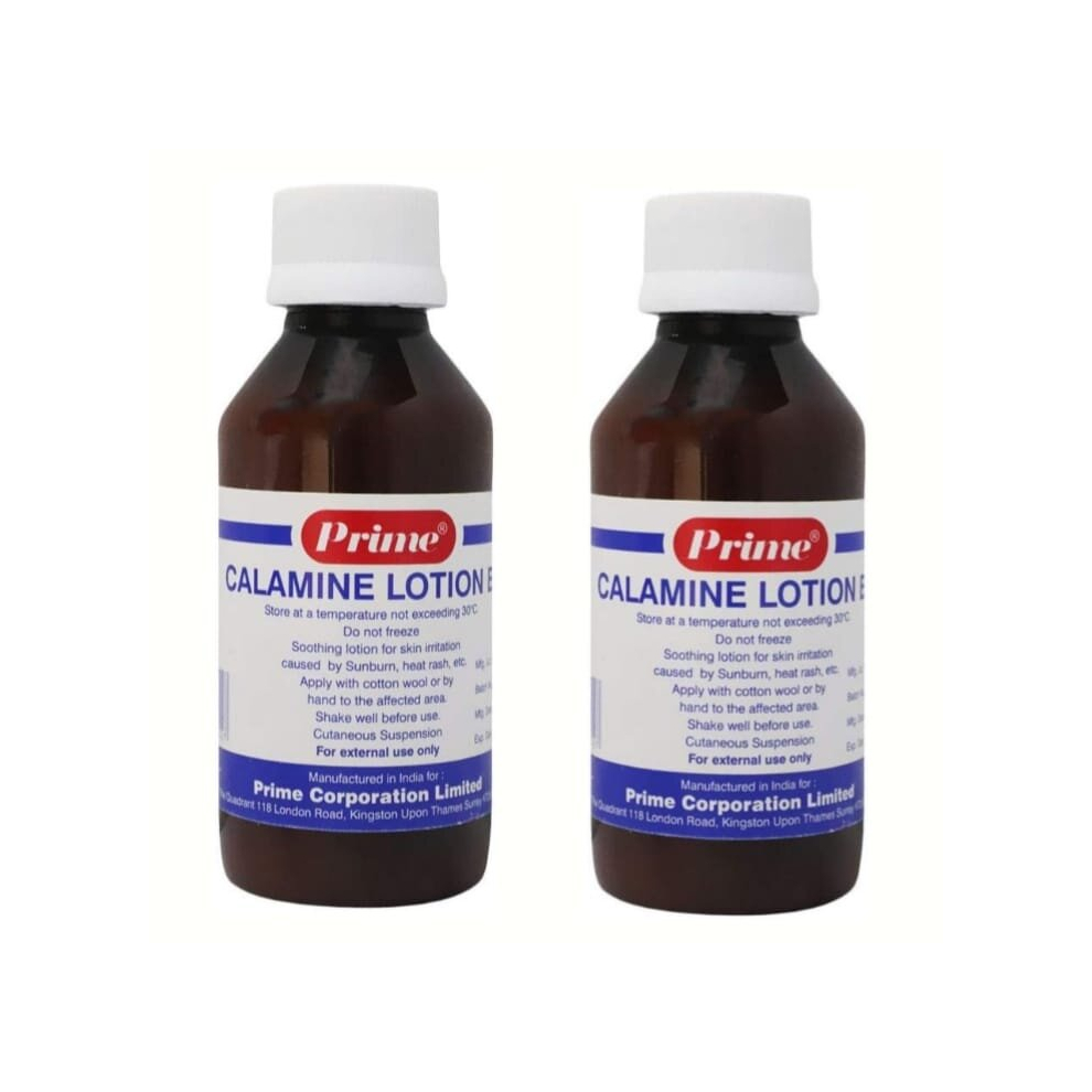 Prime Calamine Protective Soothing Lotion 100mL - Pack of 2