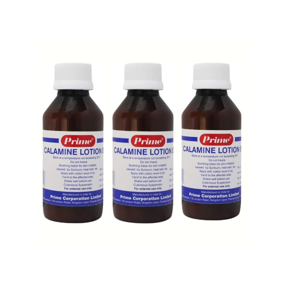 Prime Calamine Protective Soothing Lotion 100mL - Pack of 3
