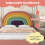 (135*190 cm) Upholstered Bed with Slatted Frame and Headboard 4