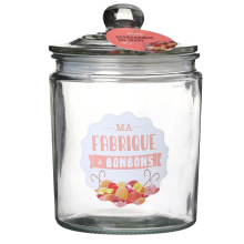 Glass Sweet Jar Storage Sweetie Biscotti Cookie Jar Biscuit Barrel