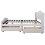 Upholstered Bed with 2 Drawers and Headboard with Pull Point Rivets 8