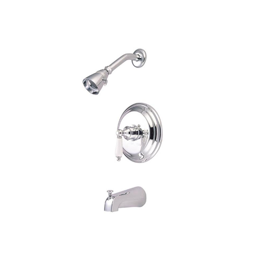 Pressure Balance Tub & Shower Faucet - Polished Chrome 780475854109