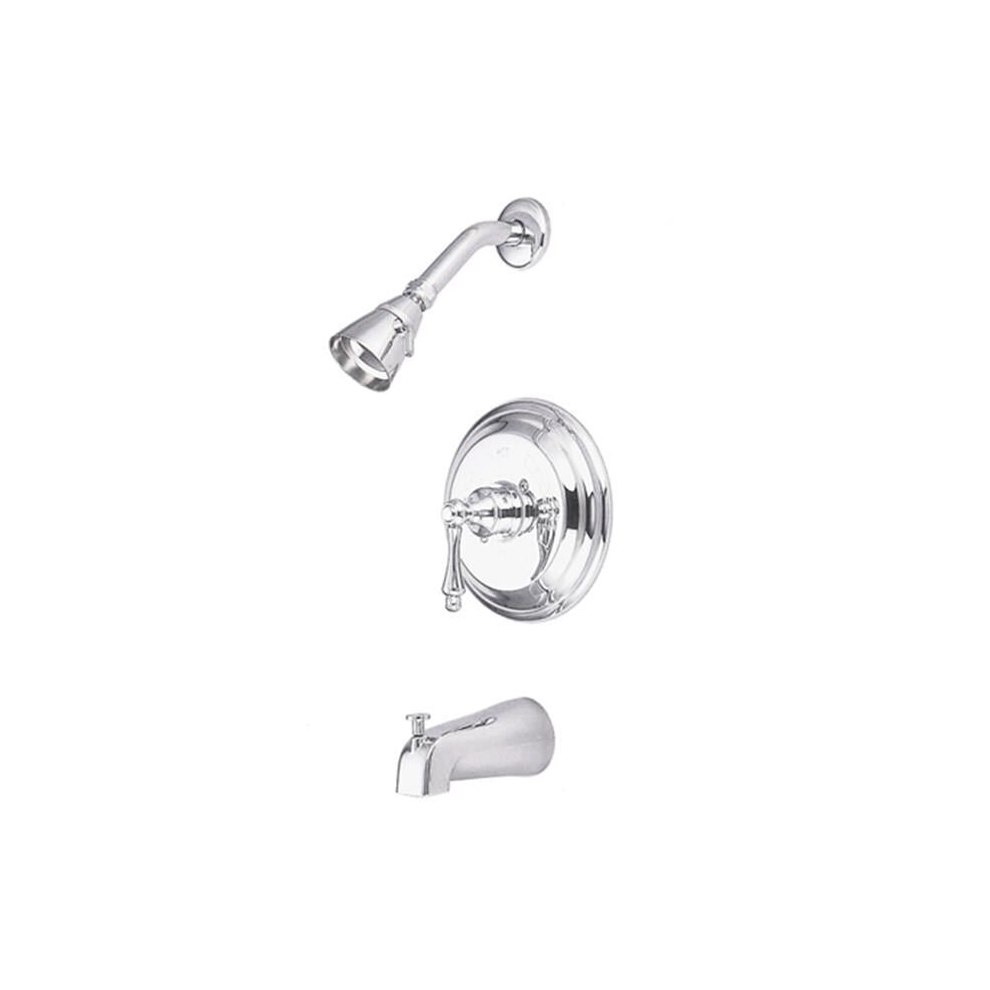 Pressure Balance Tub & Shower Faucet - Polished Chrome 780475854062