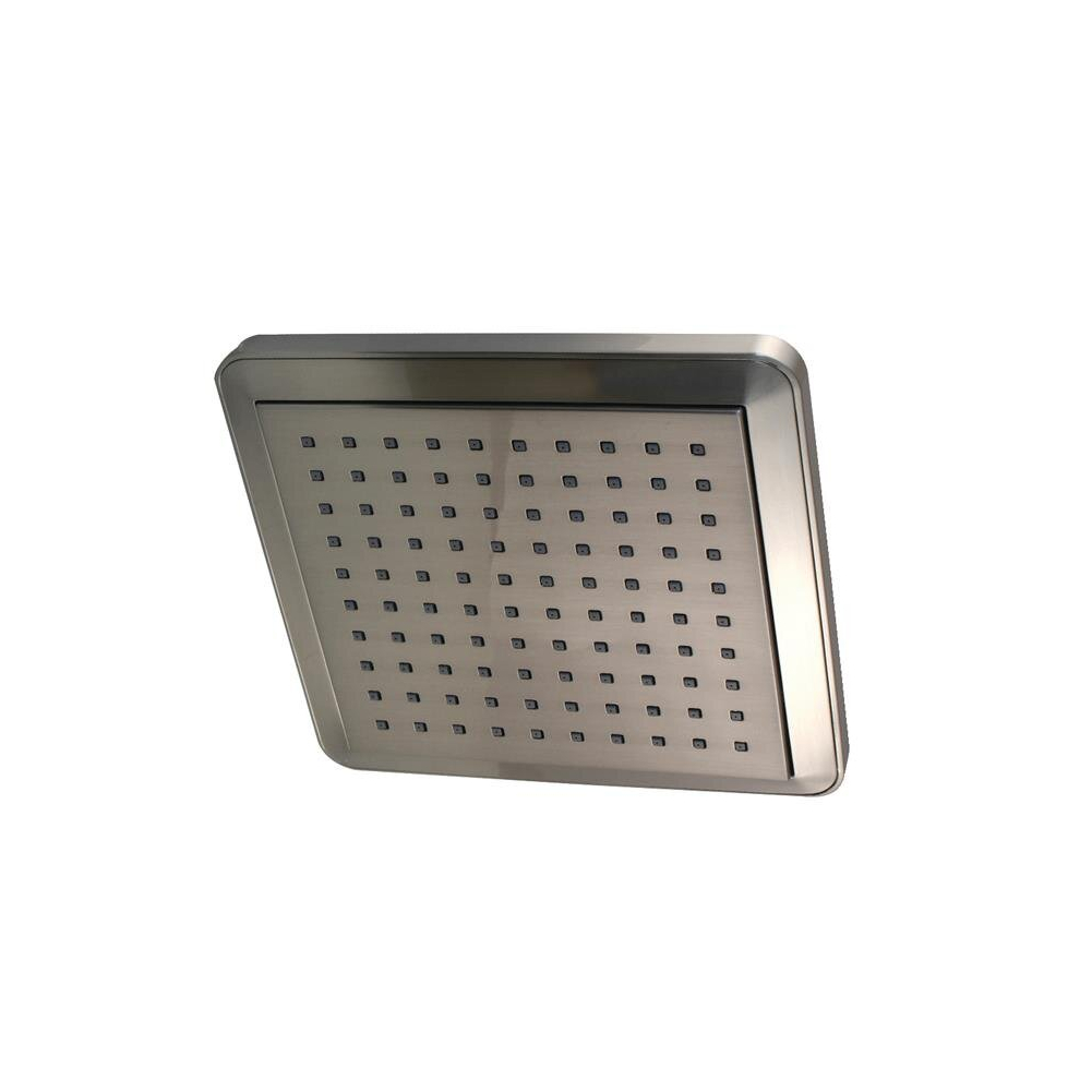 9.625 In. Claremont Square Rainfall Shower Head, Brushed Nickel 780475870017