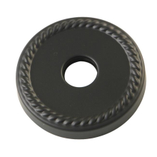 0.75 in. Decor Escutcheon, Matte Black