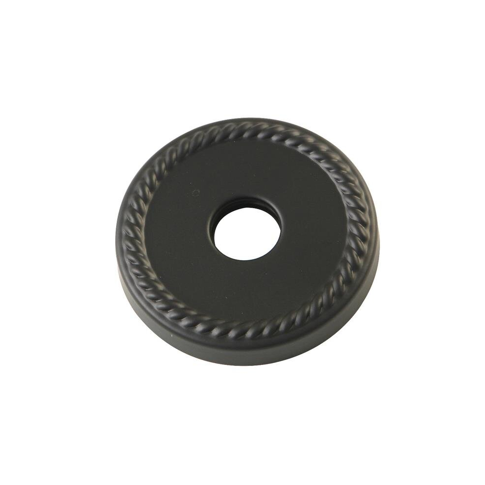 0.75 In. Decor Escutcheon, Matte Black 780475828056