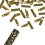 Gold Metallic Medium Confetti Cannon 40cm 1