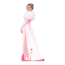 Margot Robbie Pink Dress Barbie Premiere Lifesize Cardboard Cutout 170cm
