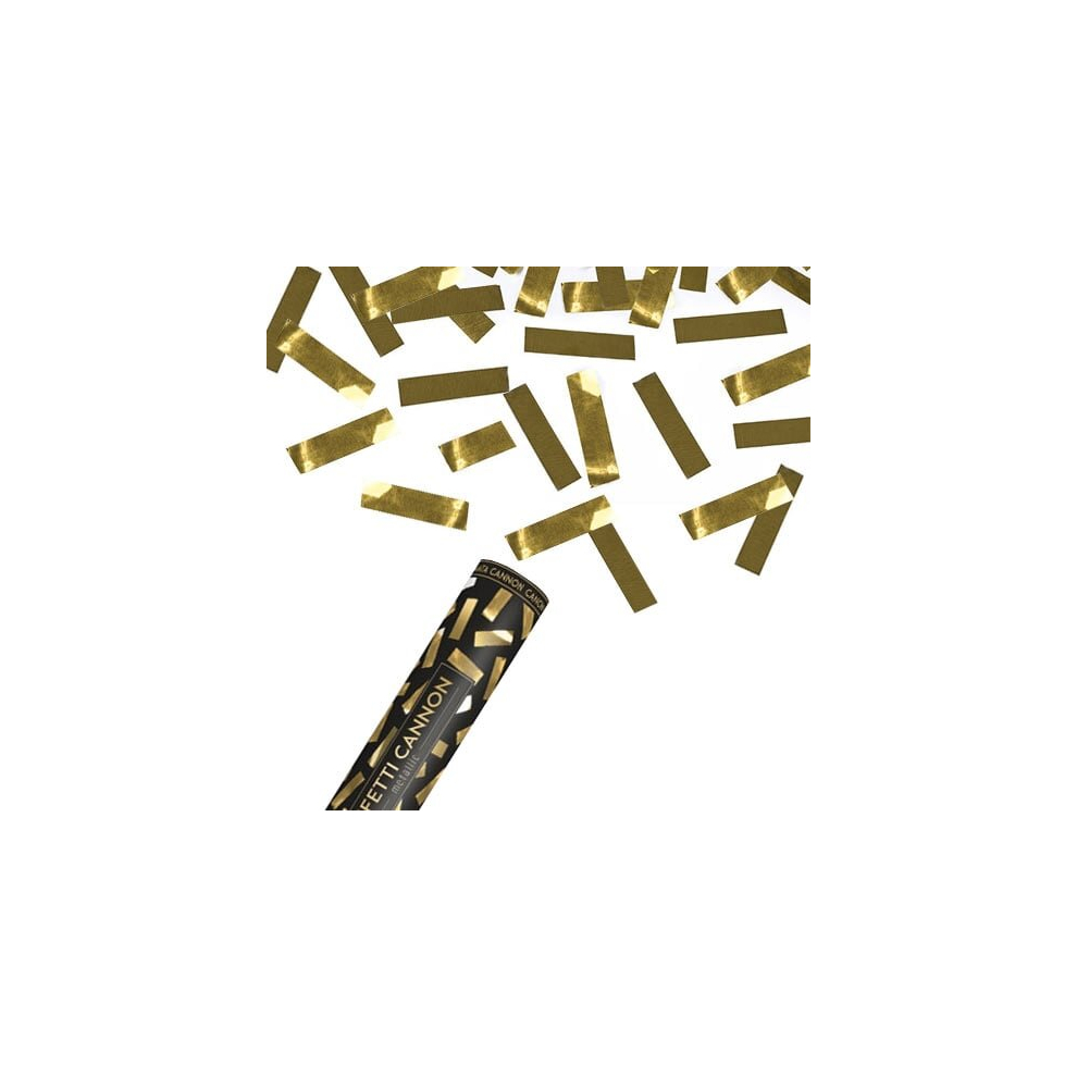 Gold Metallic Large Confetti Cannon 60cm