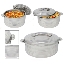 (5000ML) Stainless Steel Hot Pot Insulated Food Warmer Casserole Double Wall Hot Cold Pot