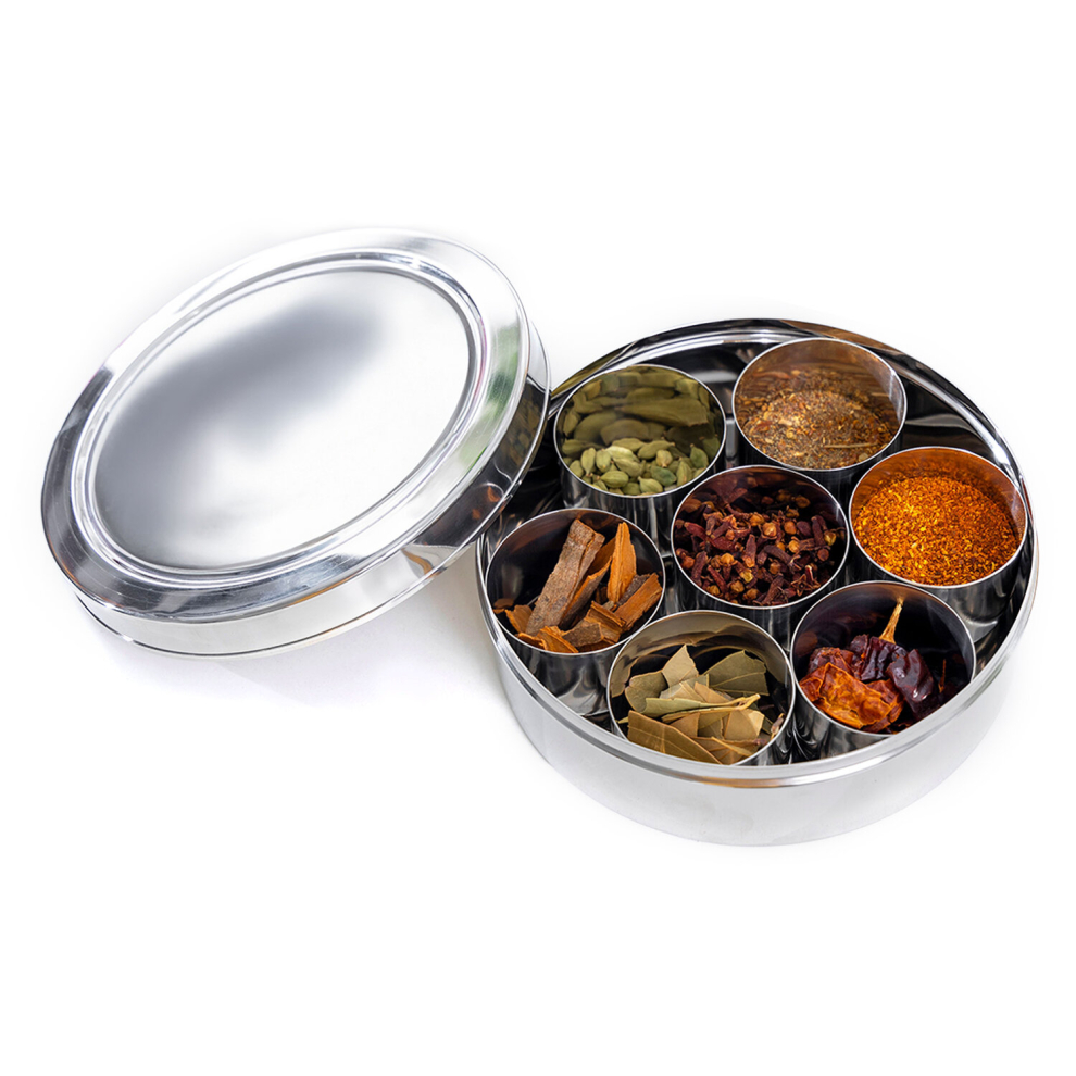 (18.5 cm) Royalford SpiceBox/MasalaDabba 7 Sections with Lid