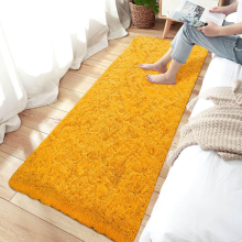 (60cm x 220cm (2ft x 7ft 7"), Yellow) Shaggy Runner Rugs Non Slip Kitchen Hallway Runner