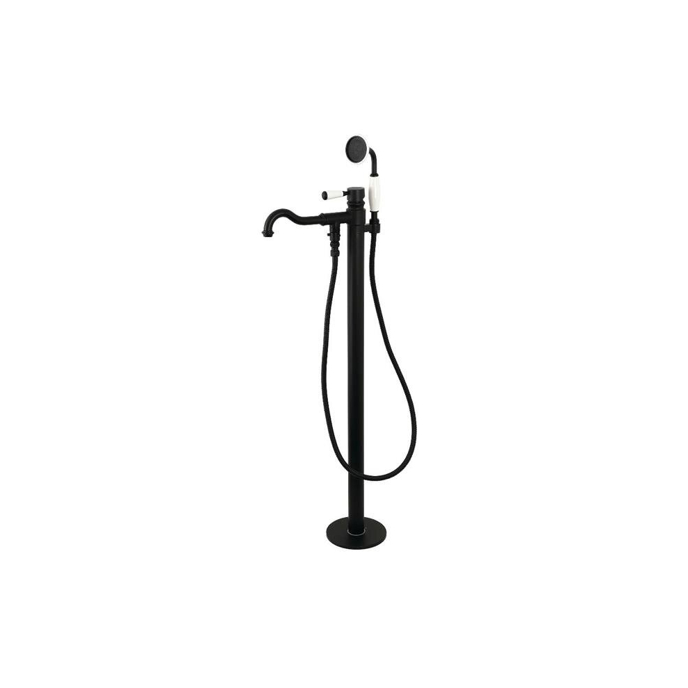 Paris Freestanding Tub Faucet With Hand Shower, Matte Black 780475826038