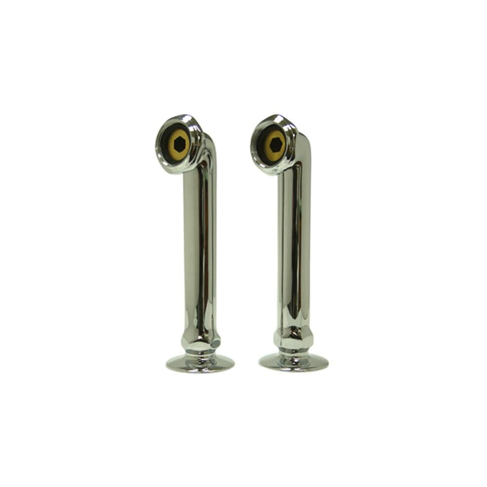 6 In. Deck Mount Risers For Clawfoot Tub Faucet - Polished Chrome - 6 In. 780475901032