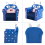 Costway Kids Sofa Children Armrest Upholstered Chair Cute Pattern Armchair Solid Frame 8