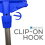 Blue Kentucky Mop Head Holder Clip Handle Bracket Replacement Plastic 2