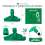 Kentucky Mop Head Holder Clip For Handle Bracket Replacement Green 6