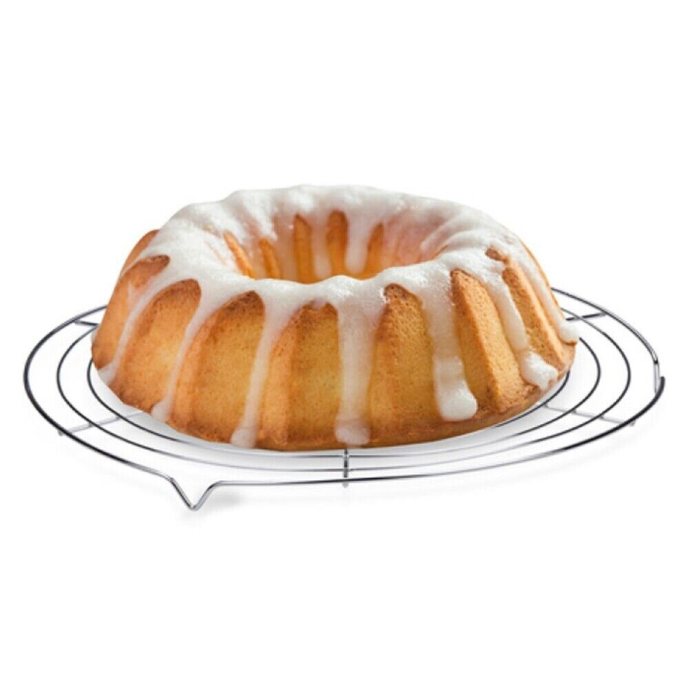 Alpina Cake Cooling Rack Round Baking Cookie Pastry Muffin Biscuits Drip Rack