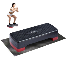 KM-Fit Fitness Stepper | Stepping Board Aerobic Stepper for at home | Step-Bench 2-way height-adjustable | Load capacity up to 200 kg