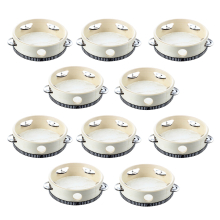 10 Pcs 6 inch Musical Tambourine Tamborine Drum Round Percussion KTV Party