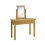 Birlea Oak Dressing Table Birlea Woburn 3 Drawer Solid Wood Traditional 4
